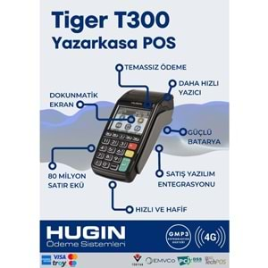 Hugin Tiger T300 Yeni Nesil Yazarkasa Pos